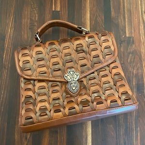Vintage Brown Handle Bag